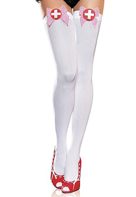 Sheer Nurse Stockings Sexy Lingerie