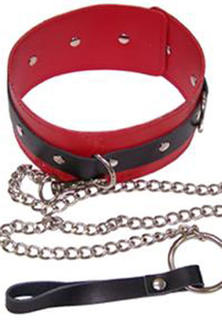 Leather Padlock Choker