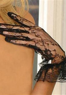 Wrist Length Gloves Black