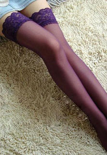 Purple Stockings