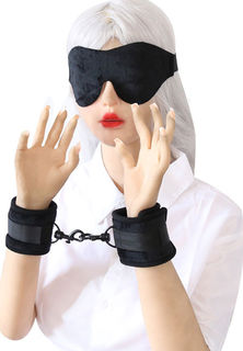 Velvet Eyemask And Cuffs