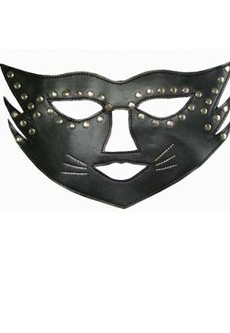 Leather Cat Mask