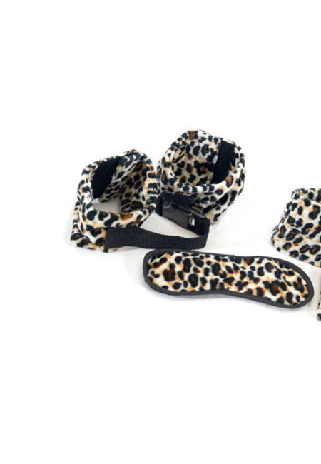Leopard Wrist Cuff Set