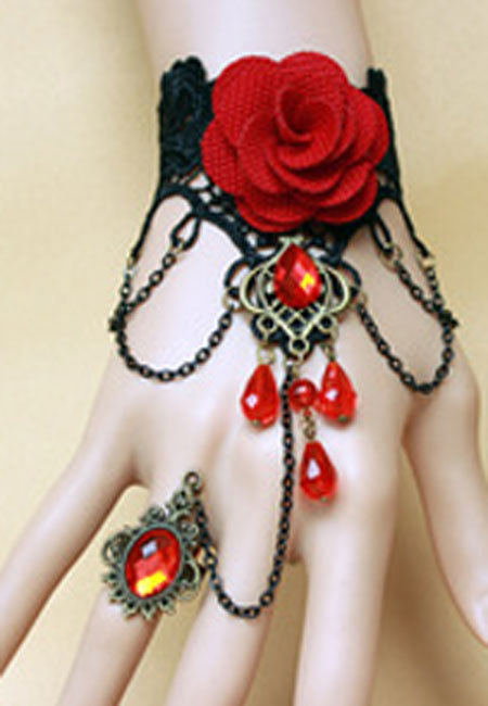 Red Rose Bracelet