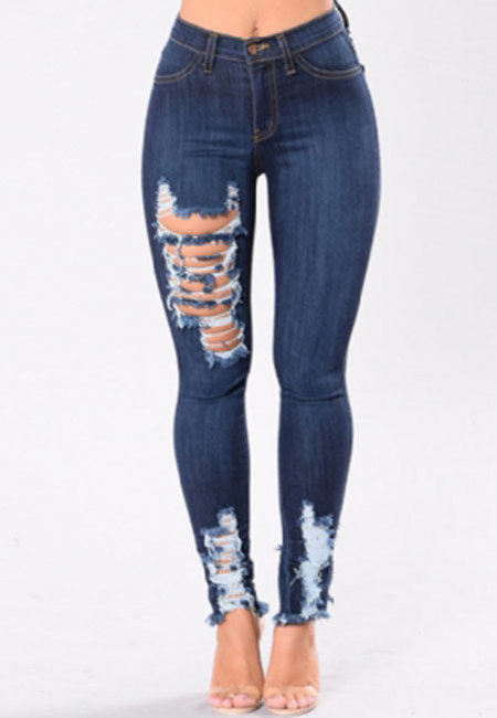 Ripped Jeans Leggings