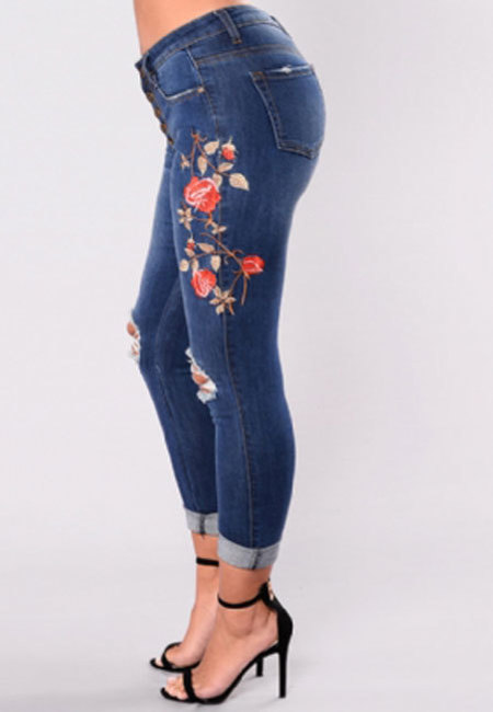 Roses Jean Leggings
