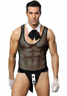 Waiters costume for his Valentines Day gift