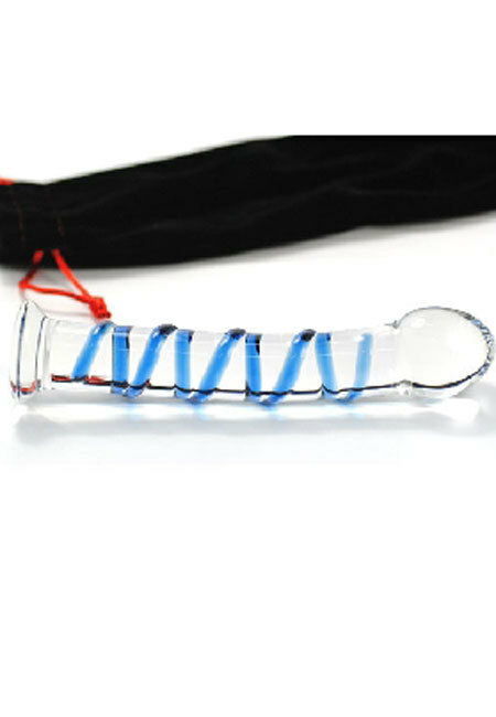 Glass dildo ideal for his Valentines's Day gift!