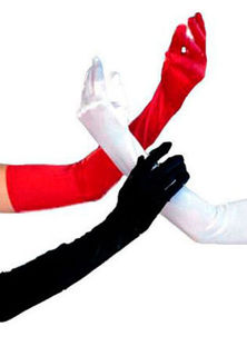 Satin Elbow Length Gloves Sexy Lingerie