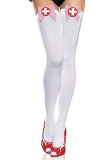 Sheer Nurse Stockings Sexy Lingerie