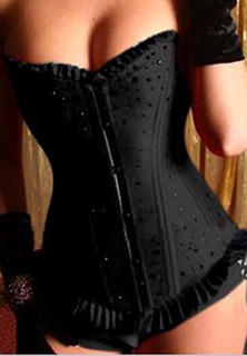 Diamantes Plus Size Corset Sexy Lingerie
