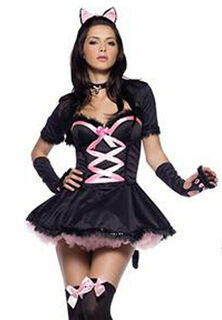 Sexy Lingerie's Black Cat Costume