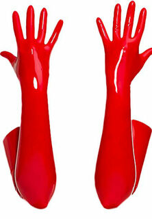 Sexy Lingerie PVC Long Gloves Costume
