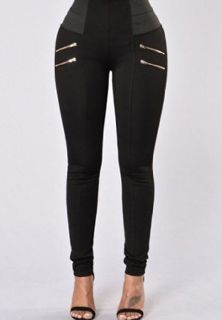 Sexy lingerie Zip Leggings